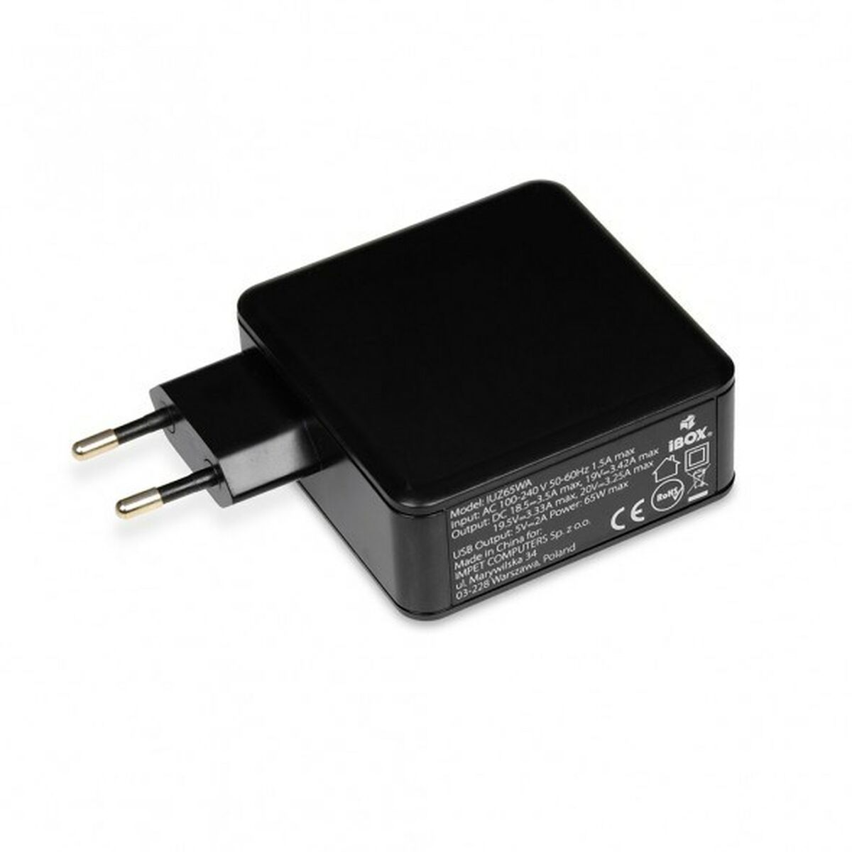 Lader til Bærbar Datamaskin Ibox IUZ65WA 65 W